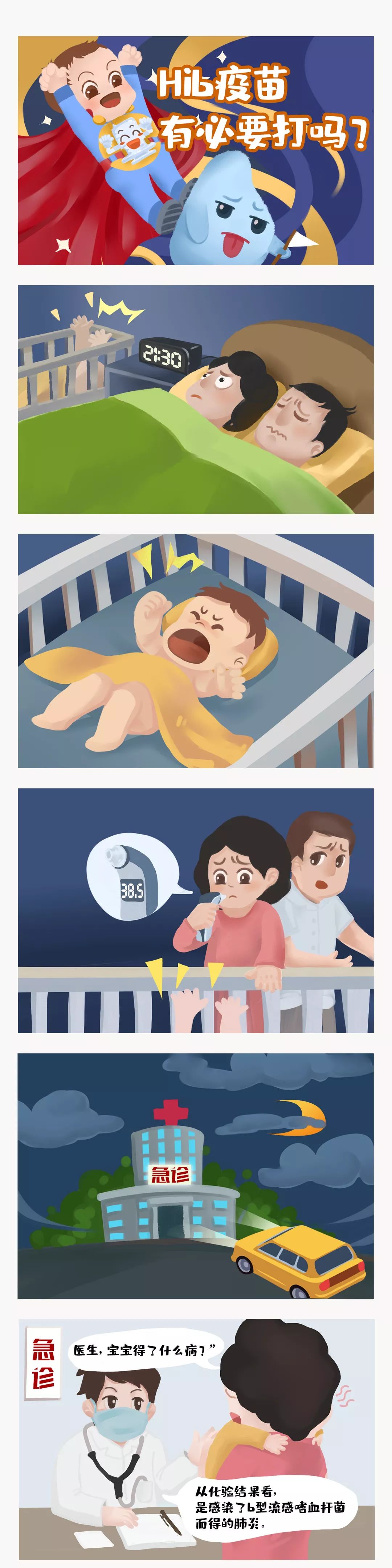 科普漫画丨Hib疫苗有必要打吗？1